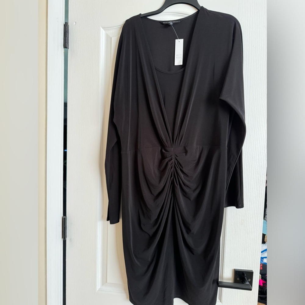 White House Black Market Black Dress-size xl